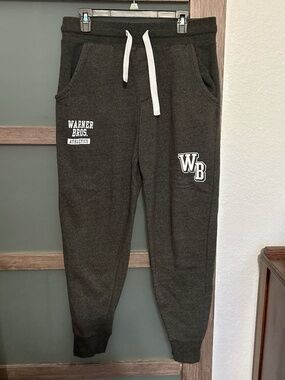 Warner Bros. | Men's Dark Heather Gray Sweatpants- Size L